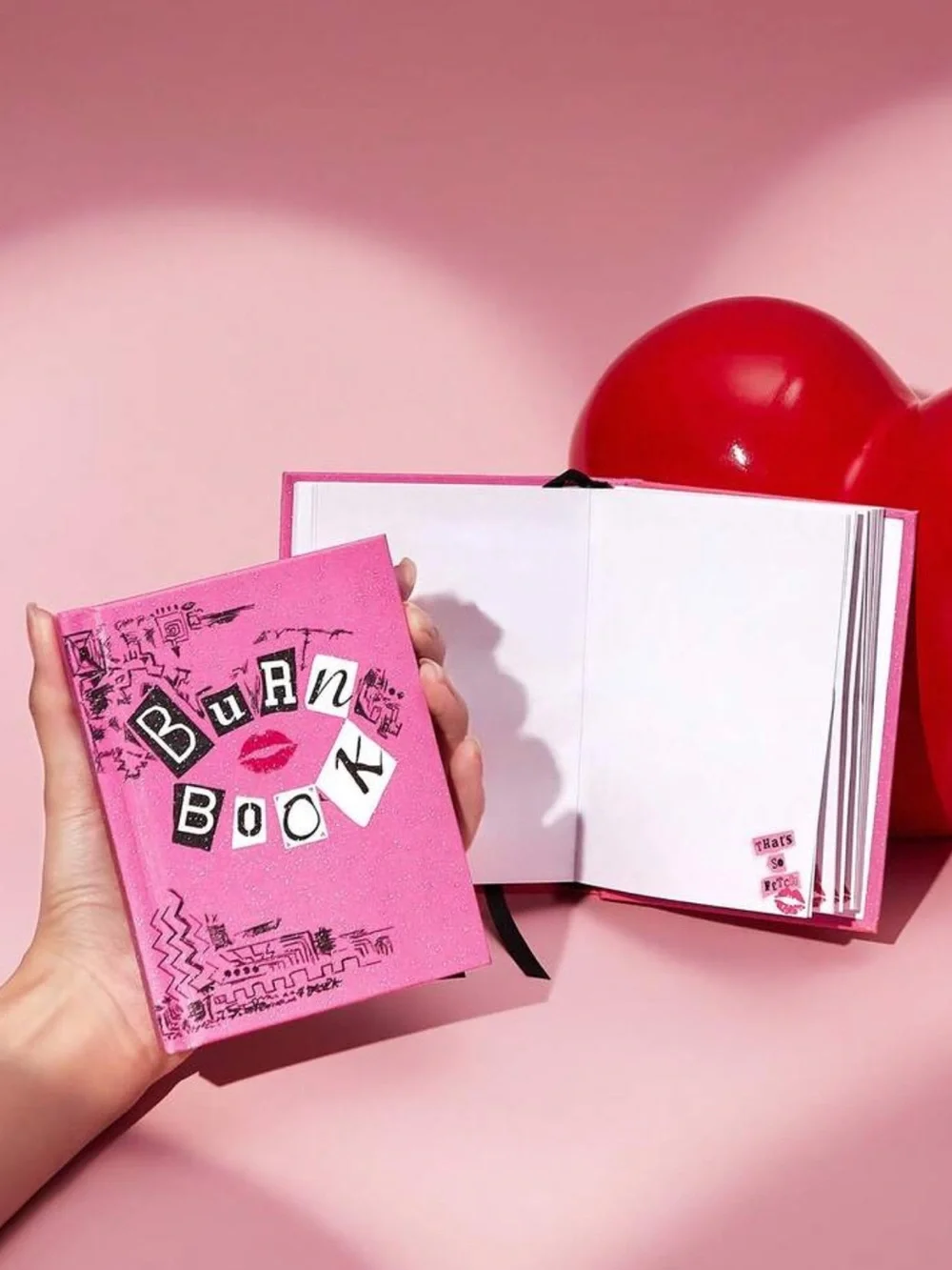 Macy's Pink 'Burn Book' Hardcover Journal